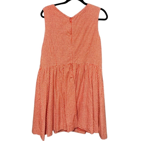 MYRTLEWOOD OF CALIFORNIA | MODCLOTH Dot Print Orange White 70s Inspired Dress - Picture 5 of 9